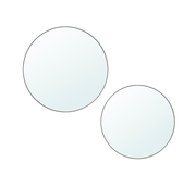IKEA PLOMBO Mirror - Set of 2 - Dark Grey In Pakistan Just e-Store