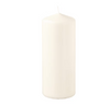 IKEA FENOMEN Unscented pillar candle, natural, 14 cm