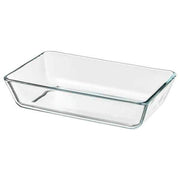 IKEA Oven Serving Dish Clear Glass - 27x18 cm In Pakistan Just e-Store