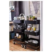 just ikea RASKOG TROLLEY - BLACK 35X45X78CM ikea in pakistan