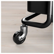 just ikea RASKOG TROLLEY - BLACK 35X45X78CM ikea in pakistan