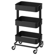just ikea RASKOG TROLLEY - BLACK 35X45X78CM ikea in pakistan