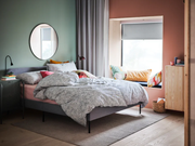 just ikea TRÄDKRASSULA Duvet Cover and Pillowcase - White/Blue - 150x200/50x80 cm ikea in pakistan